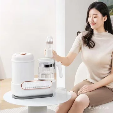 Mu Ying Ai Máy tiệt trùng bình sữa trẻ em 3 trong 1, ấm đun nước giữ nhiệt, máy hâm sữa, máy hâm sữa và máy pha sữa công