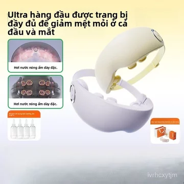 Máy massage mắt E7Mặt nạ mắt hơi nước, thiết bị bảo vệ mắt, kem dưỡng ẩm mắt, chườm nóng giảm mỏi mắt, làm dịu mắt khô,