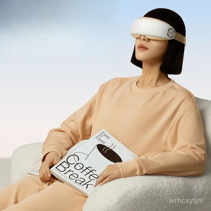 Máy massage mắt E4p Thiết bị bảo vệ mắt, massage rung dưỡng ẩm mắt, giảm mệt mỏi và hội chứng khô mắt, hơi nước nóng nén