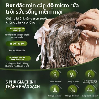 Xà bông gội đầu Tam Giác, kiểm soát dầu và gàu, làm sạch dịu nhẹ, ngăn ngừa rụng tóc hiệu quả, phục hồi tóc hư tổn.