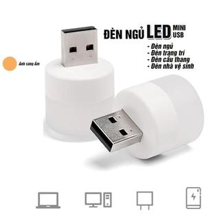 Bóng đèn ngủ mini, đèn led USB, đèn đọc sách cổng sạc USB - siêu sáng nhỏ gọn tiện lợi - umastorevn