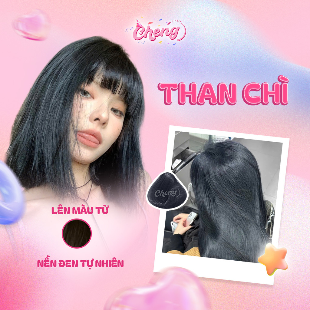 Thuốc Nhuộm Tóc Màu THAN CHÌ Không Tẩy | Chenglovehair, Chenglovehairs