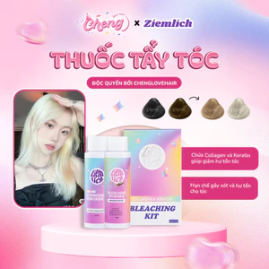 Thuốc Tẩy Tóc ZIEMLICH Bleaching Powder Collagen & Keratin Tẩy Cực Êm, Lên Cực Chuẩn | Chenglovehairs