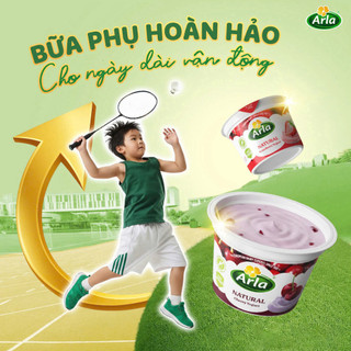 Sữa chua nguội Arla Đức vỉ 6 hộp (100g) cho bé từ 1 tuổi - Sữa chua hữu cơ Organic - Minizon Kids