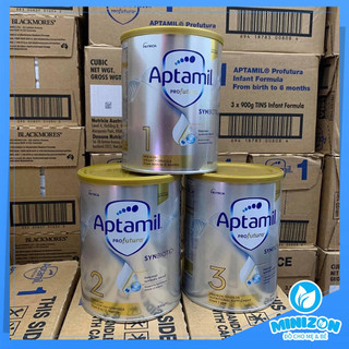 Sữa Aptamil Úc Profutura Synbiotic đủ số 1-2-3 lon 900g - Sữa bột hỗ trợ tiêu hóa, miễn dịch