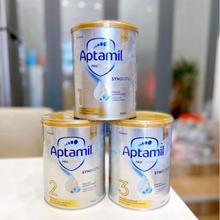 Sữa Aptamil Úc Profutura Synbiotic đủ số 1-2-3 lon 900g - Sữa bột hỗ trợ tiêu hóa, miễn dịch