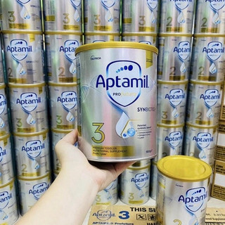 Sữa Aptamil Úc Profutura Synbiotic đủ số 1-2-3 lon 900g - Sữa bột hỗ trợ tiêu hóa, miễn dịch
