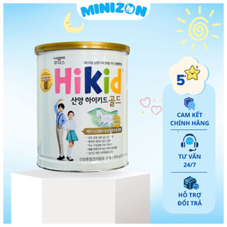 Sữa bột HiKid Bò Vani 600g - HiKid Dê 650g Hàng Chuẩn Nội Địa Hàn | Minizon Kids