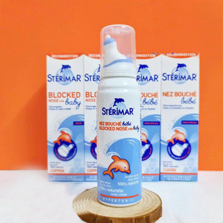 Xịt mũi Sterimar nước biển sâu, xịt mũi cá heo xanh, cam Sterimar Pháp 100ml