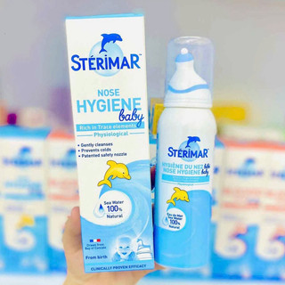 Xịt mũi Sterimar nước biển sâu, xịt mũi cá heo xanh, cam Sterimar Pháp 100ml