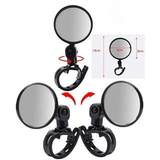 GƯƠNG CHIẾU HẬU XE ĐẠP 360° 1 CẶP | GƯƠNG TRÒN HD XOAY 3 TRỤC GƯƠNG TAY LÁI XE ĐẠP MTB ROAD TOURING