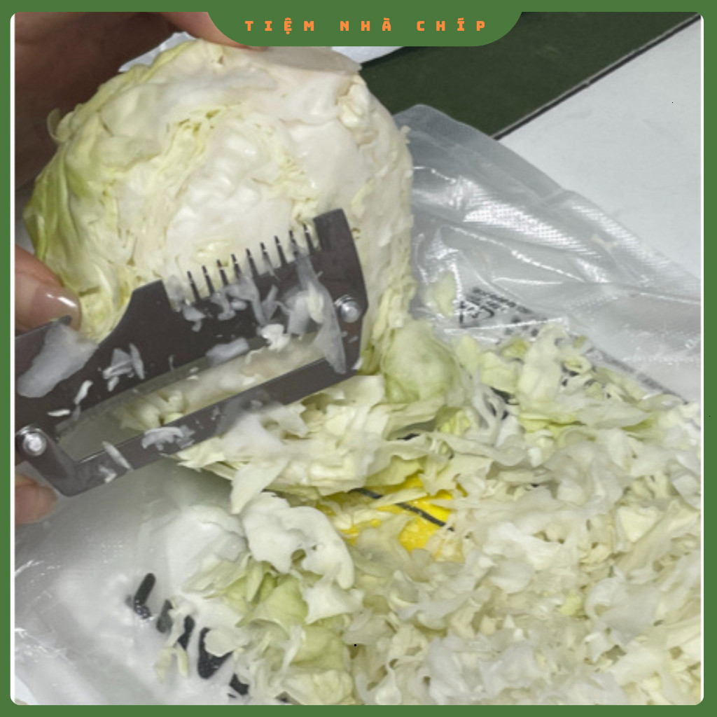 Dao Cắt Sợi Hành Dụng Cụ Tỉa Hành Đa Năng, Chẻ Sợi Rau Muống Bằng Thép Không Gỉ, Gọt Vỏ Tiện Lợi 02 ntt95