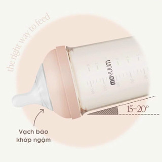 Bình sữa Moyuum Mov.aa chính hãng Hàn Quốc, Moyuum Movaa mẫu mới 2025 cổ bình siêu rộng cho bé