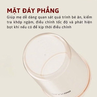 Bình sữa Moyuum Mov.aa chính hãng Hàn Quốc, Moyuum Movaa mẫu mới 2025 cổ bình siêu rộng cho bé