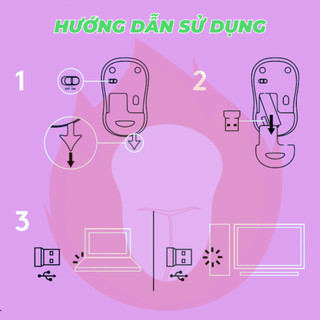 Chuột Không Dây Logitech M220 Silent Bluetooth, Văn Phòng Giảm Tiếng Ồn, Tặng USB & Pin