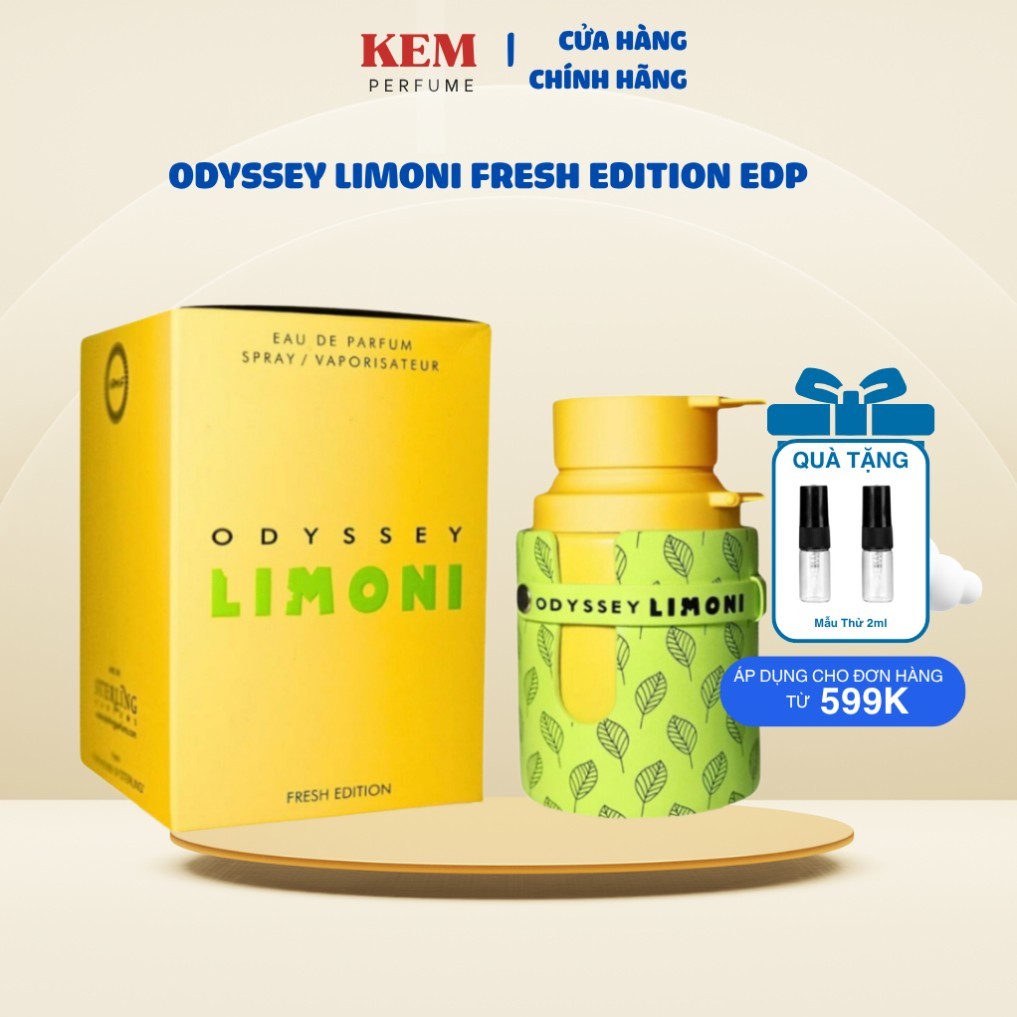 10ML Armaf ODYSSEY LIMONI FRESH EDITION EDP- Nước hoa unisex -kemperfumehcm