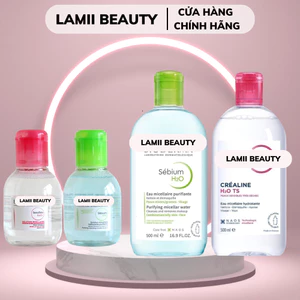 Nước tẩy trang Bioderma Crealine/Sebium Pháp chính hãng, mẫu mới vỏ tái chế 500ml