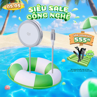 Đế sạc không dây từ tính Ugreen MagFlow | Công suất 15W/25W | Thiết kế nhỏ gọn | Bảo hành 18 tháng 1 đổi 1 | 55959