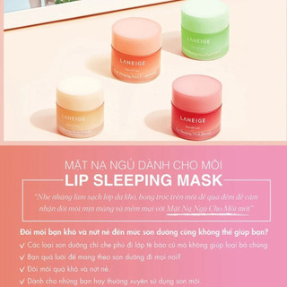 [ TEM PHỤ CTY ] Mặt Nạ Ngủ Môi LANEIGE Lips Sleeping Mask Face - Mặt Nạ Ngủ Dưỡng Ẩm Môi, Phục Hồi Môi Thâm LT