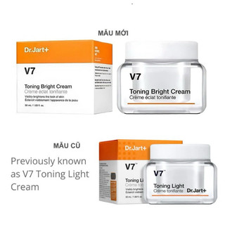 [ TEM PHỤ CTY ] [Mẫu mới - HSD 06/2027] Kem Dưỡng Trắng V7 Toning Light Dr.Jart+ 50ml LT