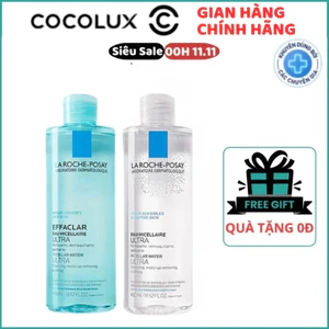 Nước Tẩy Trang La Roche Posay Purifying Micellar Water, Cho Da Dầu Và Da Nhạy Cảm 400ML