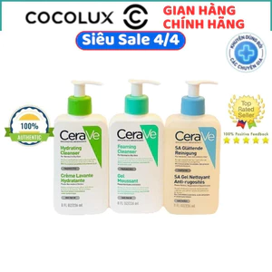 Sữa Rửa Mặt Cerave Bản Pháp Có Bill 236 ML - 473ML chinh hãng
