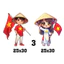 King Decal Decan ot Trend thanh niên yêu nước - decan dán xe máy, ô tô, xe bán tải, xe khách.(SL 1 đôi)