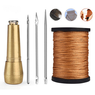 Bộ 5 Món Kim Chỉ Khâu Giày Thép Không Gỉ, Kim Khâu Giày Nhiều Kích Thước TIYOU - HDKC03