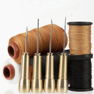 Bộ 5 Món Kim Chỉ Khâu Giày Thép Không Gỉ, Kim Khâu Giày Nhiều Kích Thước TIYOU - HDKC03