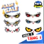 King Decal Tem dán decal mắt đại bàng trang trí Ô Tô, Xe Tải, Xe Máy ( mắt cú, mắt quỷ ) SL : 1 Đôi