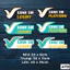 King Decal Mẫu tem decal dán xe XANH SM dán cho xe ô t, chất liệu decal chống nước - Mã 479