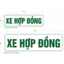 King Decal Tem xe hợp đồng tiêu chuẩn dán taxi, xe khách