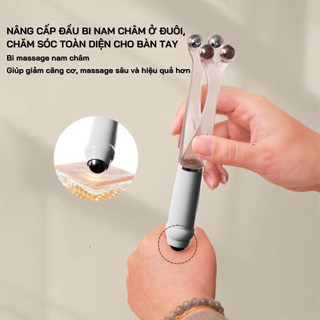 Cây lăn massage ngón tay bi nam châm giảm mỏi ngón tay bấm huyệt thư giãn chăm sóc sức khỏe - CM02