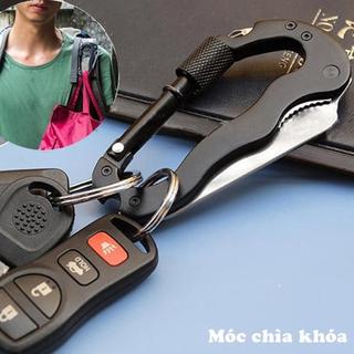 Dao Đa Năng Mini Carabiner EDC – Dao Gấp Bỏ Túi Tiện Ích, Dao Mini Du Lịch, Dao Cắm Trại Nhỏ Gọn