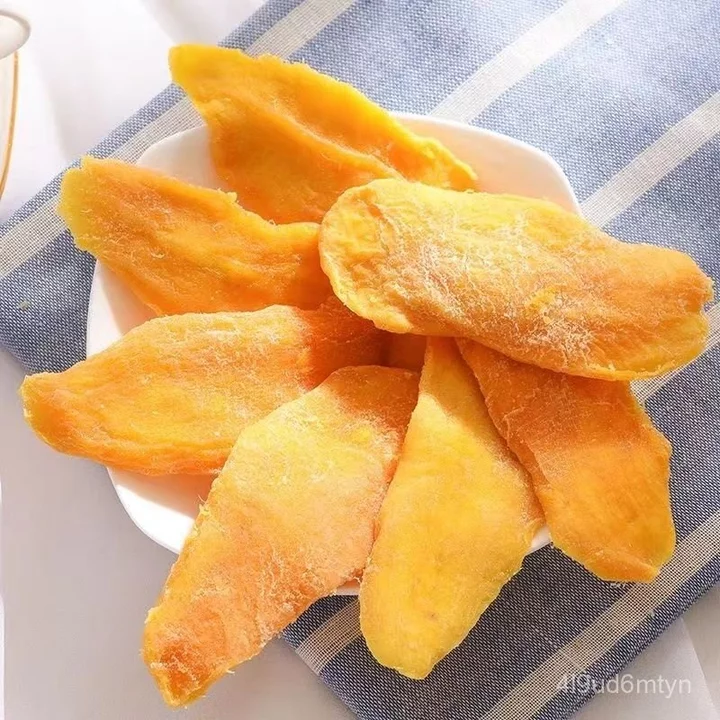 Xoài sấy lát dày đóng gói, đồ ăn vặt trái cây sấy khô, đồ ăn vặt trái cây ngâm đường, đồ ăn vặt cho bà bầu, các loại đồ