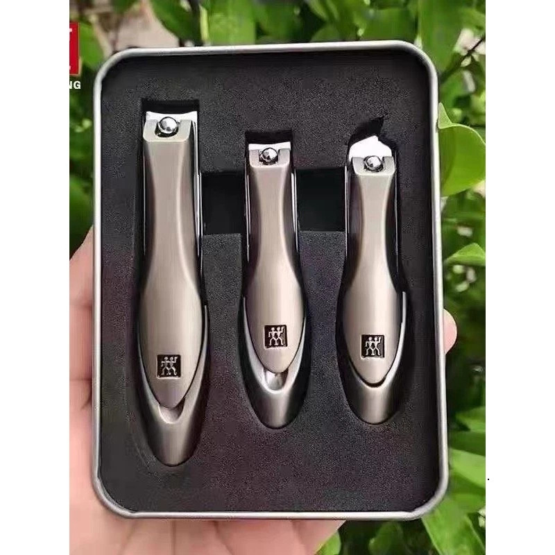 Set 3 Bấm Móng Cao Cấp Kèm Hộp Đựng An Toàn Tiện Ích ntt95