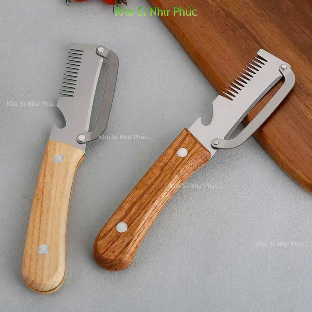 Dao Nạo Rau Củ Quả Và Bào Sợi Siêu Bén Chất Liệu Thép Không Gỉ, Dao Cắt Rau Củ Đa Năng 2in1 – Thái Lát Nhanh, Đẹp