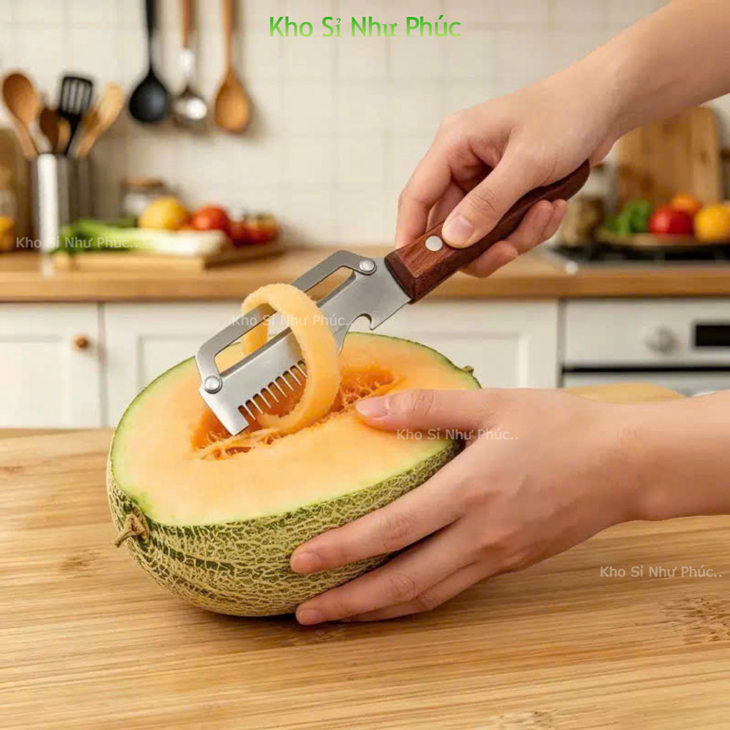 Dao Nạo Rau Củ Quả Và Bào Sợi Siêu Bén Chất Liệu Thép Không Gỉ, Dao Cắt Rau Củ Đa Năng 2in1 – Thái Lát Nhanh, Đẹp