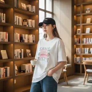 Áo Thun BOXY, OVERSIZE Nam Nữ Form Rộng In Hình Mũ Cotton 100%, Mềm, Co Giãn 2C, định lượng 250g FASIME STORE
