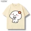 Áo Thun BOXY Nam Nữ Form Rộng In Bánh Bao Xoè Hoa Cotton Dày, Mềm, Co Giãn 2C, định lượng 250g FASIME STORE