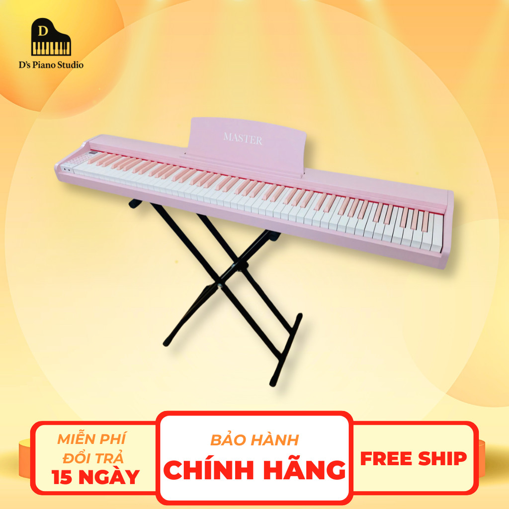 Đàn Piano Điện MASTER C300- 88 Phím Bluetooth, Đàn Gỗ - Tặng Đủ Phụ Kiện, Khóa học onl- D's Piano