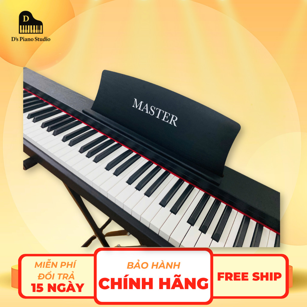 Đàn Piano Điện MASTER C300- 88 Phím Bluetooth, Đàn Gỗ - Tặng Đủ Phụ Kiện, Khóa học onl- D's Piano