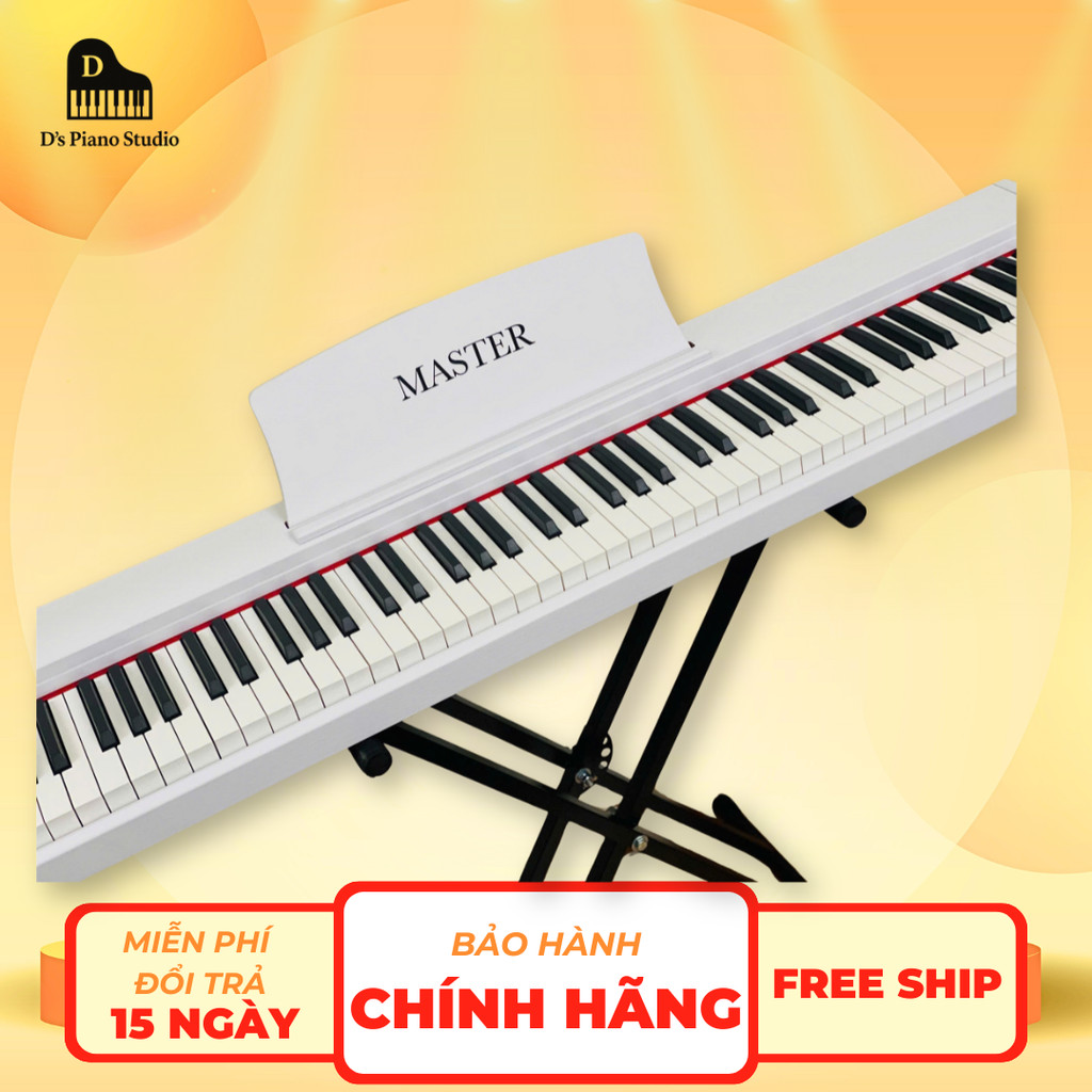 Đàn Piano Điện MASTER C300- 88 Phím Bluetooth, Đàn Gỗ - Tặng Đủ Phụ Kiện, Khóa học onl- D's Piano