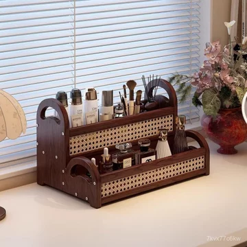 Hộp đựng mỹ phẩm, hộp đựng sản phẩm chăm sóc da nhiều tầng nhỏ để bàn, hộp đựng nước hoa, son môi, giá đựng và sắp xếp đ