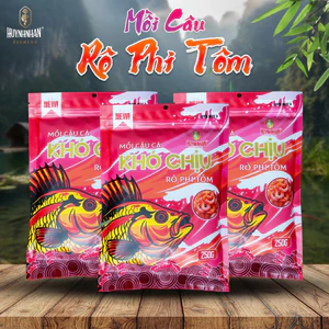 Mồi Câu Rô Phi Tôm Khó Chịu hàng loại 1 HNF Chính Hãng, Mồi Câu Cá okjgg