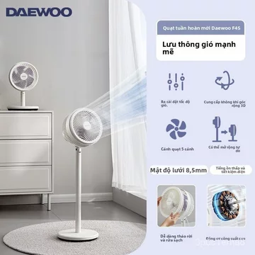 Quạt lưu thông không khí, quạt điện gia dụng, quạt sàn yên tĩnh, công suất gió mạnh, quạt để bàn và quạt sàn đa năng dùn