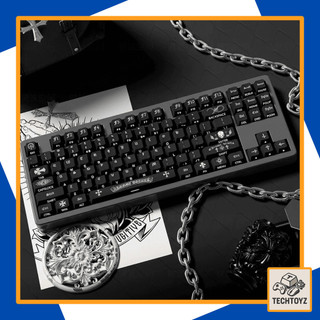Bộ Keycaps Chrome Hearts - PBT Double Shot, DyeSub - Cherry Profile