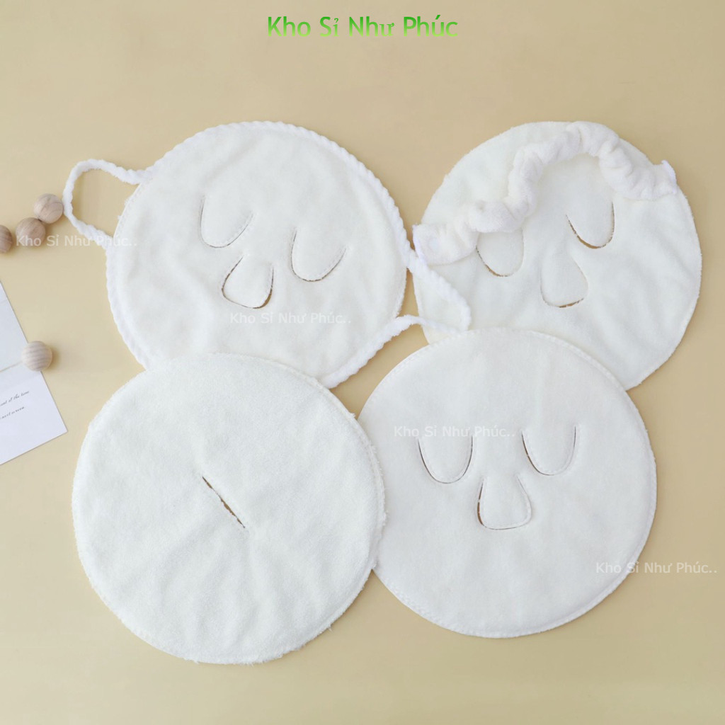 Khăn mặt nạ chườm nóng,  xông hơi thoáng lỗ chân lông, thư giãn mặt , làm đẹp , trẻ hoá