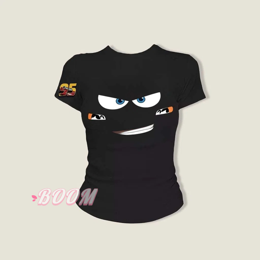 COD BOOM🔥 Áo Baby Tee Nữ Ôm Body-Áo Thun Ngắn Tay Y2K In Hình Phong Cách Mới Mùa Hè, Ôm Cổ Tròn Hàng Đầu Hợp Kiểu Mỹ #08