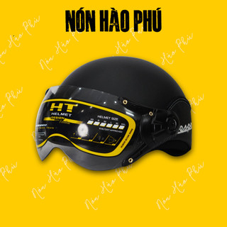 NÓN CAO CẤP Bảo Hiểm Vespa DA Gập Lên Gập Xuống Che Bụi Mịn Nữ Nam ảnh 2